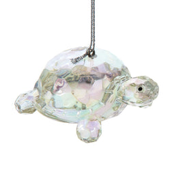 Kurt s. Adler - 2.75 inch Acrylic Clear Turtle Orn 5x5x10 cm kerstornament