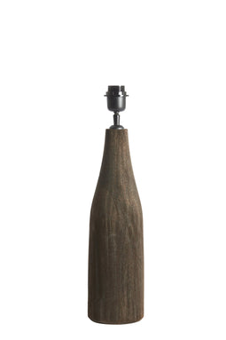 Light&living Lampvoet Ø13x42 cm TRAPINO hout mat donker bruin
