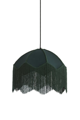Light&living Hanglamp Ø40x33 cm MALACIA velvet groen