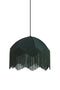 Light&living Hanglamp Ø40x33 cm MALACIA velvet groen