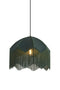 Light&living Hanglamp Ø40x33 cm MALACIA velvet groen