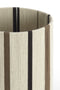 Light&living Kap cilinder 30-30-40 cm MEDAN crème+bruin+donker bruin