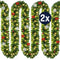 Kerstguirlande , slinger, kerstslinger 5mtr 80xLED -in/outdoor - inclusief - versiering , set 2 s...