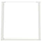 Eettafelpoten 2 st U-vormig 80x(72-73) cm staal wit