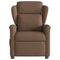 Fauteuil verstelbaar stof bruin