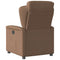 Fauteuil verstelbaar stof bruin