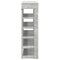 Schoenenrek 80x30x98 cm bewerkt hout betongrijs