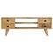 Tv-meubel 110x35x40 cm massief mangohout
