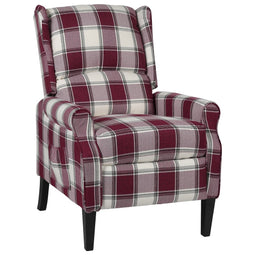 fauteuil stof rood