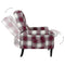 fauteuil stof rood
