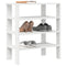 Schoenenrek 61x32x70 cm bewerkt hout wit
