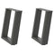 Salontafelpoten 2 st U-vormig 28x(42-43) cm staal antraciet