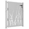 Poort 105x155 cm grasontwerp cortenstaal