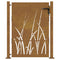 Poort 105x155 cm grasontwerp cortenstaal