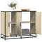 Dressoir 94x35x76 cm bewerkt hout sonoma eikenkleurig