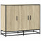 Dressoir 94x35x76 cm bewerkt hout sonoma eikenkleurig