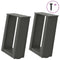 Salontafelpoten 2 st U-vormig 30x(30-31) cm staal antraciet