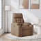 Fauteuil verstelbaar stof bruin