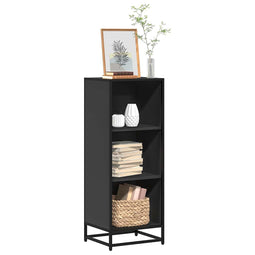 Boekenkast 40x35x107,5 cm bewerkt hout zwart
