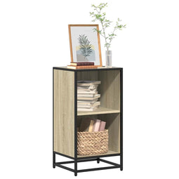 Boekenkast 40x35x76 cm bewerkt hout sonoma eikenkleurig