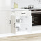 Keuken onderkast Kalmar bewerkt hout hoogglans wit