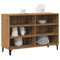 Dressoir 103,5x35x70 cm bewerkt hout artisanaal eikenkleurig