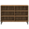 Dressoir 103,5x35x70 cm bewerkt hout artisanaal eikenkleurig