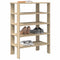 Schoenenrek 61x32x87,5 cm bewerkt hout sonoma eikenkleurig