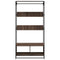 Kledingkast 90x50x180 cm bewerkt hout bruin eikenkleurig
