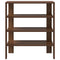 Schoenenrek 61x32x70 cm bewerkt hout bruin eikenkleur