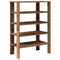 Schoenenrek 61x32x87,5 cm bewerkt hout oud houtkleurig