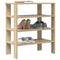 Schoenenrek 61x32x70 cm bewerkt hout sonoma eikenkleurig