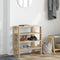 Schoenenrek 61x32x70 cm bewerkt hout sonoma eikenkleurig