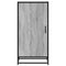 Schoenenrek 48x38x97,5 cm bewerkt hout grijs sonoma eikenkleur