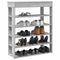 Schoenenrek 80x30x98 cm bewerkt hout grijs sonoma
