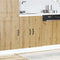 Spoelbakonderkast Kalmar 60x46x81,5 cm hout artisanaal eiken