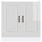 Spoelbakonderkast Kalmar 80x46x81,5cm bewerkt hout hoogglanswit