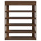 Schoenenrek 80x30x98 cm bewerkt hout bruin eikenkleur