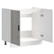 Spoelbakonderkast Porto 80x46x81,5 cm bewerkt hout grijs sonoma