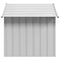 Hondenhok met dak 131x101x102 cm gegalvaniseerd staal