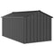 Hondenhok met dak 114x202x101 cm gegalvaniseerd staal