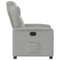 Fauteuil verstelbaar stof wolk grijs