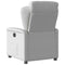 Fauteuil verstelbaar stof wolk grijs