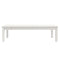 Salontafel 110x50x30 cm massief grenenhout wit