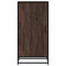 Schoenenrek 48x38x97,5 cm bewerkt hout bruin eikenkleurig