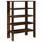 Schoenenrek 61x32x87,5 cm bewerkt hout gerookt eikenkleurig