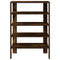Schoenenrek 61x32x87,5 cm bewerkt hout gerookt eikenkleurig
