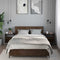 Nachtkastjes 2st wandgemonteerd 40x31x39,5cm bruin eikenkleurig