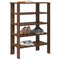 Schoenenrek 61x32x87,5 cm bewerkt hout bruin eikenkleurig