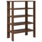 Schoenenrek 61x32x87,5 cm bewerkt hout bruin eikenkleurig